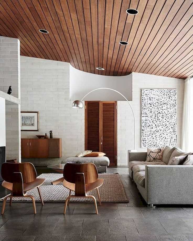 Деревянный потолок: виды, дизайн, цвет, освещение, примеры в стилях лофт, минимализм, классика, прованс