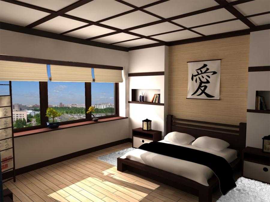 Создать потолок в японском стиле несложно и это легко сделать своими руками Лучший вариант – сочетание дерева и ткани, но, можно применять и современные отделочные материалы Некоторые способы оформления, наподобие использования натяжного полотна, не позво