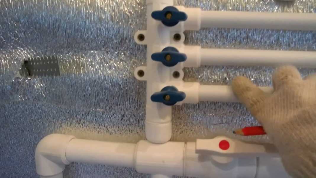 Инструкция как провести опрессовку труб теплого пола воздухом, водой