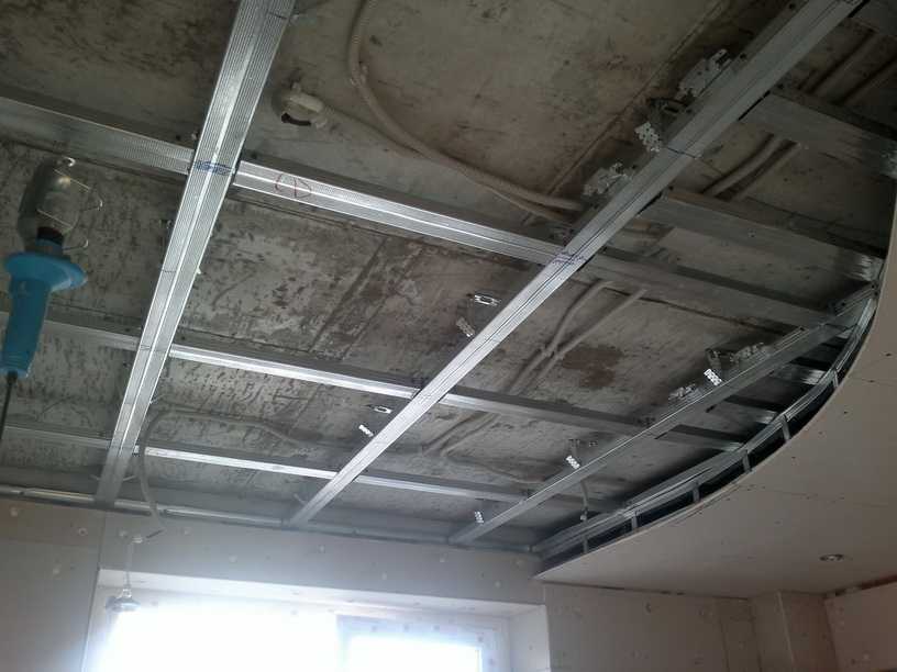 Потолок из гипсокартона — преимущества и недостатки конструкции