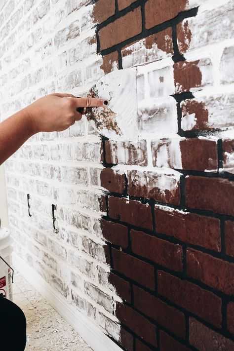 Имитация кирпичной стены своими руками — пошаговая инструкция от подготовительных до отделочных работ (120 фото) — строительный портал — strojka-gid.ru