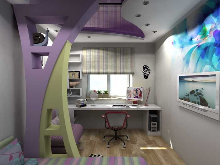 👨 дизайн подростковой комнаты: как выбрать обои и мебель