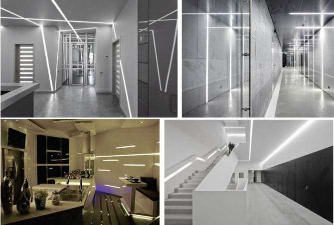 Светодиодные линейные светильники: конструкция, технические характеристики и области использования
