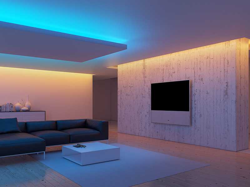 Подсветка потолка: как установить диодную, светодиодную ленту для подсветки, монтаж потолочной ленточной подсветки, как сделать освещение по периметру своими руками