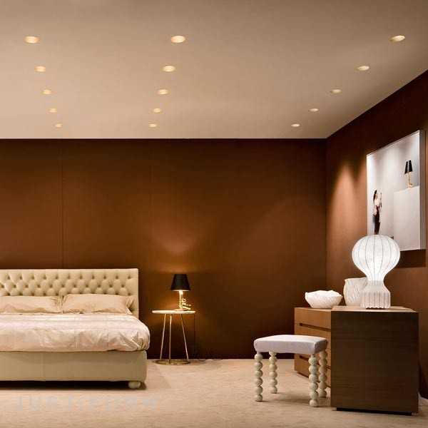 Освещение в комнате без люстры и без бра: различные световые системы
