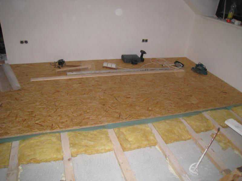 Осб плита на пол - монтаж (укладка) на деревянное и бетонное основание