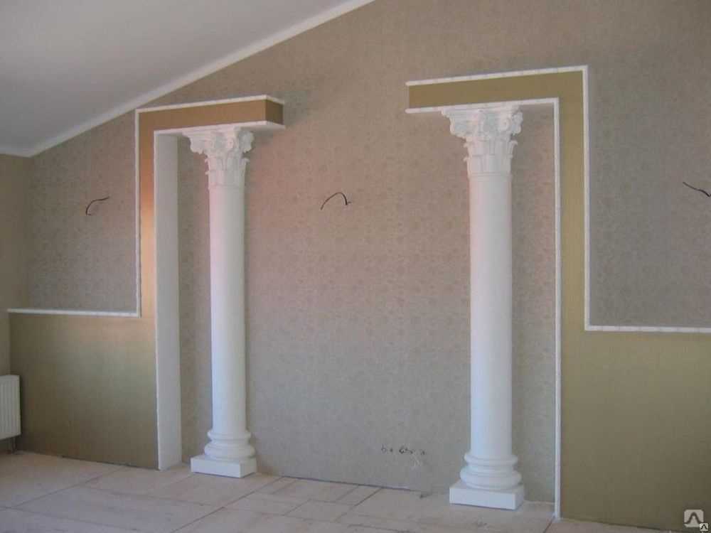 (+60 фото) колонны в интерьере функционал и стили