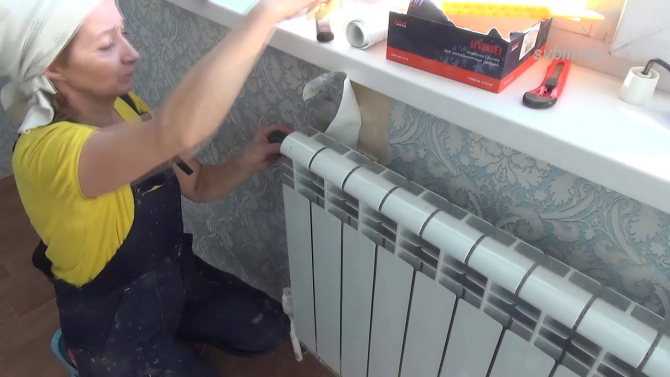 Как покрасить стену за батареей не снимая? - отопление и водоснабжение - нюансы, которые надо знать