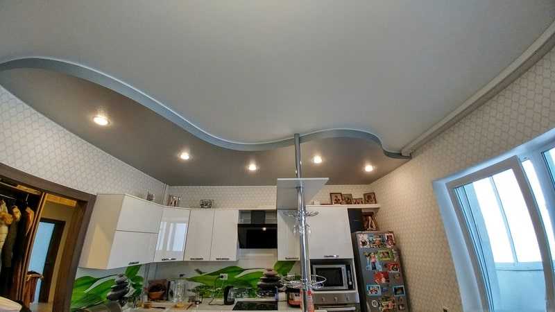 Натяжной потолок на кухне: недостатки, какой лучше глянцевый или матовый с газовой плитой, отзывы