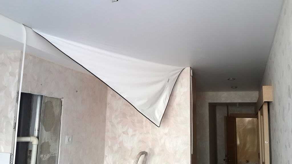 Как снять натяжной потолок - подробная инструкция!