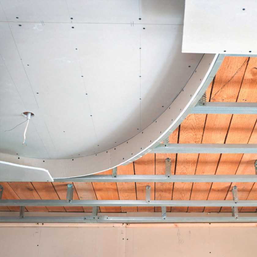 Многоуровневые потолки из гипсокартона своими руками - делаем монтаж ярусов по фото и видео