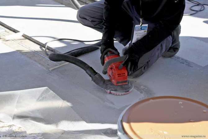 Как производится шлифовка бетонного пола: технология выполнения работ