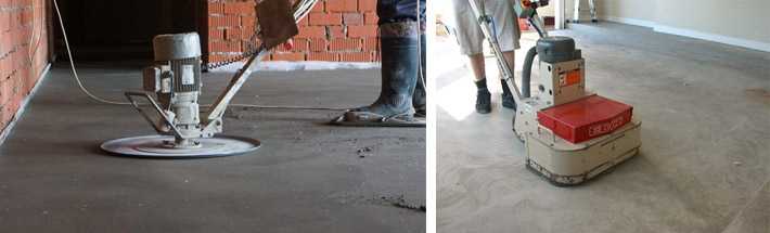 Шлифовка бетонного пола: секреты качественного выполнения работы