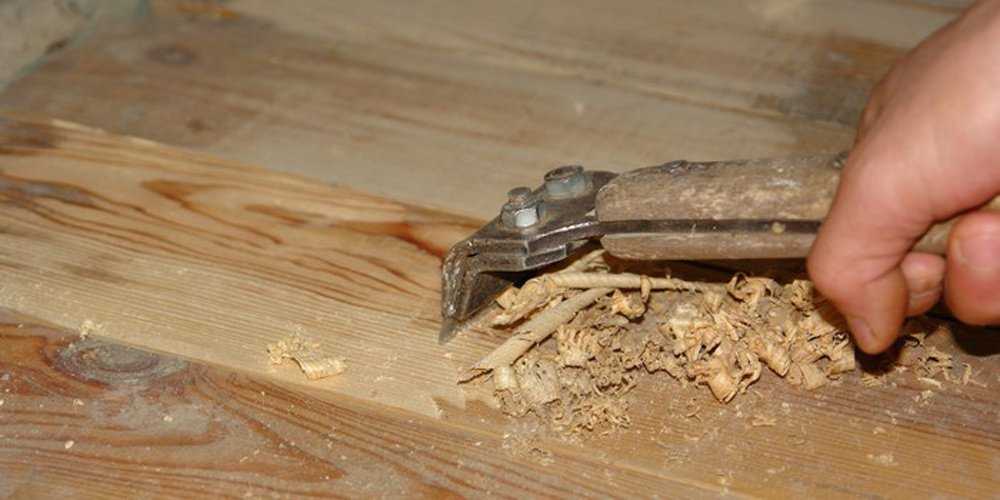 Как отциклевать деревянный пол своими руками