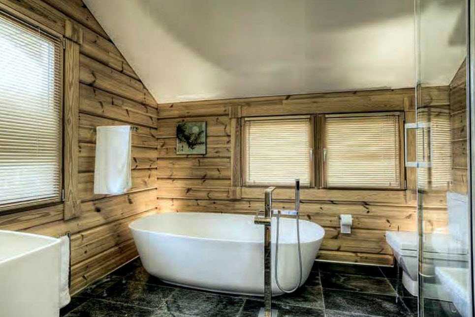 Организация ванной комнаты в деревянном доме: дизайн и важные моменты