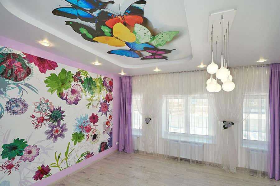 Бабочки в интерьере: оформление стен, использование обоев и другого декора | дневники ремонта obustroeno.club