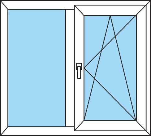 Двухстворчатое окно наиболее часто применяется для остекления помещений Описание преимуществ и видов по типу открывания окна Какой размер должно иметь двухстворчатое окно