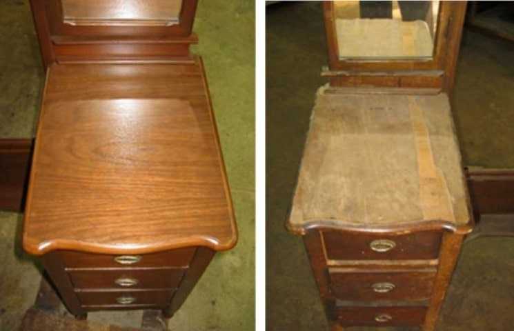 Ремонт и реставрация деревянного стола