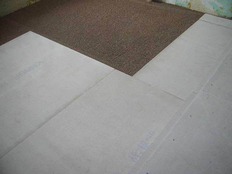 Как на бетонный пол укладывают гвл?