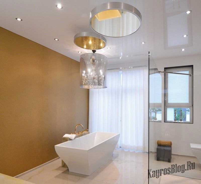 Стены и потолок в ванной из гипсокартона: влагостойкая конструкция из неустойчивого к сырости материала