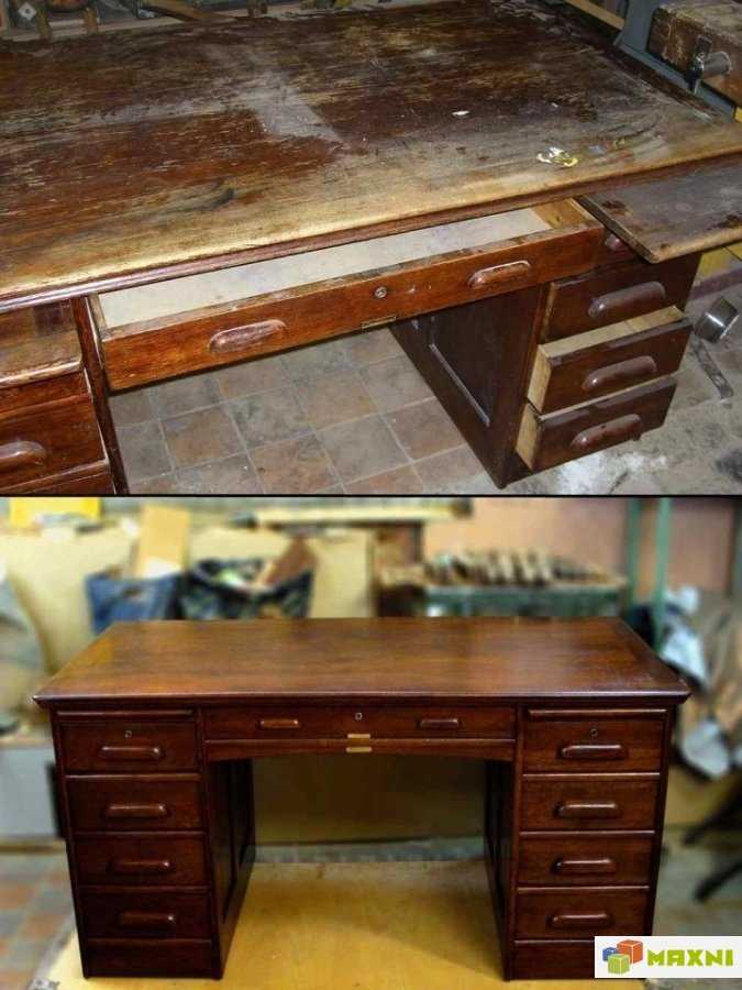 Пошаговая реставрация старого стола, идеи оригинального декорирования