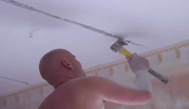 Как заделать русты на потолке: фото и видео- иснрукция