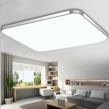 Встроенное освещение: размеры потолочных светодиодных светильников, встраиваемая точечная подсветка, квадратные виды в потолок