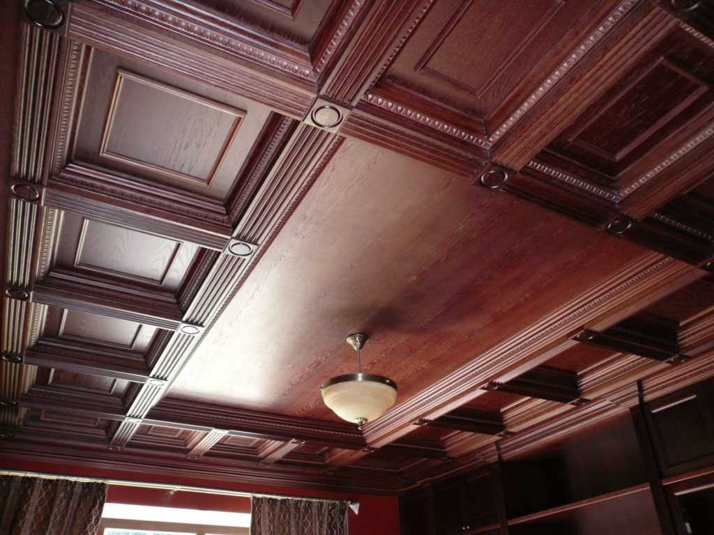 Деревянные кессонные потолки - старое-новое решение