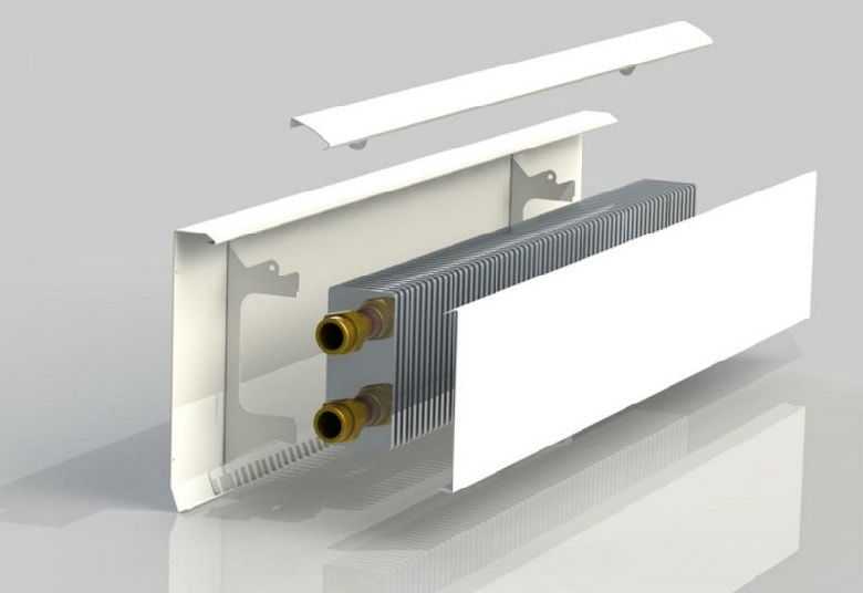 Тёплый плинтус: плинтусные радиаторы в системе отопления - точка j