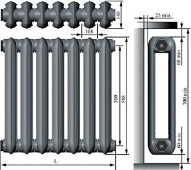 Сколько весит чугунная батарея – масса радиаторов разных производителей
