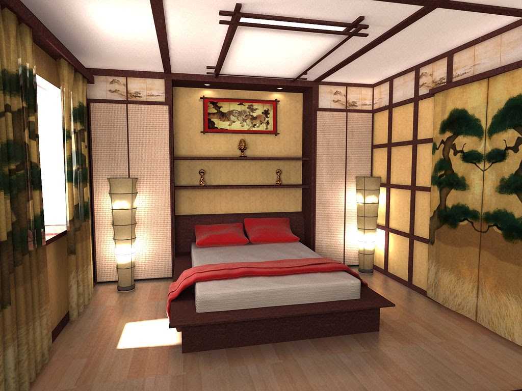 Японский стиль в интерьере комнаты: современный дизайн
 - 26 фото
