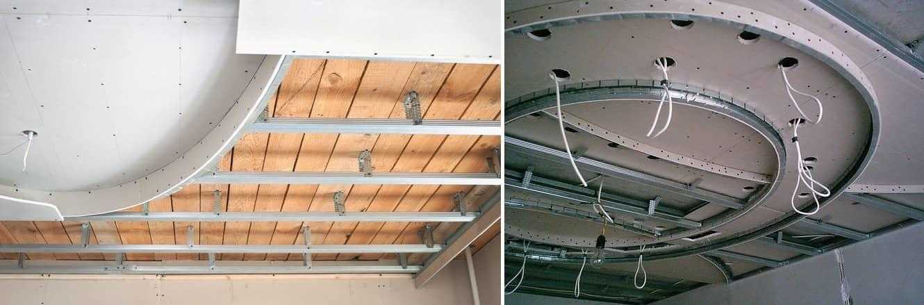 Как сделать многоуровневый потолок своими руками: технология монтажа и каркасы из гипсокартона